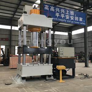 500ตันถังน้ำแผงทำให้ปลายจานปกขึ้นรูปเครื่องกดไฮโดรลิค - Product Image 2