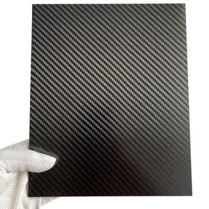 Folha De Fibra De Carbono Alta Dureza Painel De Carbono Puro 3K para Espessura/Tamanho/Cor Personalizada Quadro FPV Drone - Product Image 3