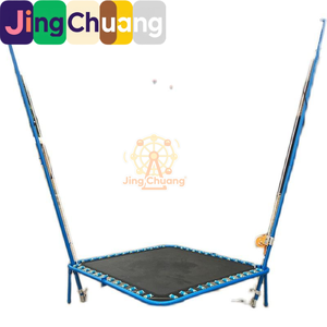 <span class=keywords><strong>Trampoline</strong></span> individuel pour enfants, <span class=keywords><strong>trampoline</strong></span> carré d'extérieur, lit de saut pliable à main, lit de saut à élastiques pour extérieur - Product Image 5