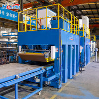 Ligne de production de formage à chaud à commande PLC haute efficacité, automatique pour façades et intérieurs avec panneaux en nid d'abeille en aluminium