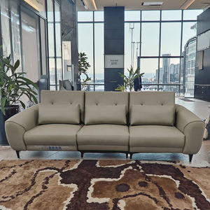 Ensemble <span class=keywords><strong>de</strong></span> canapé d'angle en cuir 3 places <span class=keywords><strong>de</strong></span> <span class=keywords><strong>luxe</strong></span> Design moderne Massage électrique pivotant rembourrage en cuir véritable salon en métal - Product Image 5