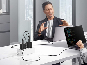 Multiprise de chambre 1,2 m avec veilleuse, 2 prises CA, 2 ports USB-C et 1 port USB-A, 1250W pour lampe, haut-parleur, générateur de bruit et recharge - Product Image 6