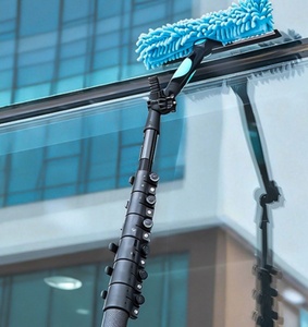 Pértiga telescópica de fibra de carbono ecológica de 8m, 10m, 12m, 14m para limpieza de ventanas altas - Product Image 5