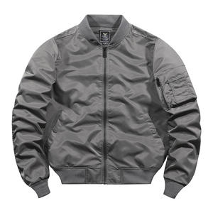 Automne hiver hommes vol veste <span class=keywords><strong>Guy</strong></span> Ma1 Bomber veste lapin fourrure chauffé coton mince approvisionnement en direct Logo avant plaine teint - Product Image 5