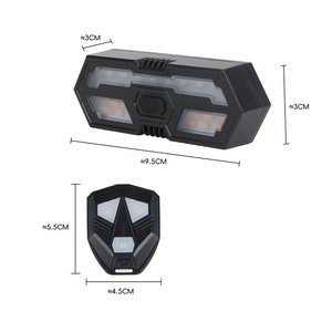 Taikoo Sạc LED Xe Đạp ánh sáng thiết lập cho đêm cưỡi LED Xe Đạp ánh sáng phía sau cho an toàn và khả năng hiển thị - Product Image 3
