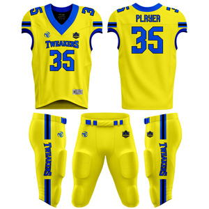 Uniforme de football américain personnalisé, nouvelle marque, sublimé, fabrication directe d'usine, prix bas, uniforme de football américain sportif - Product Image 1