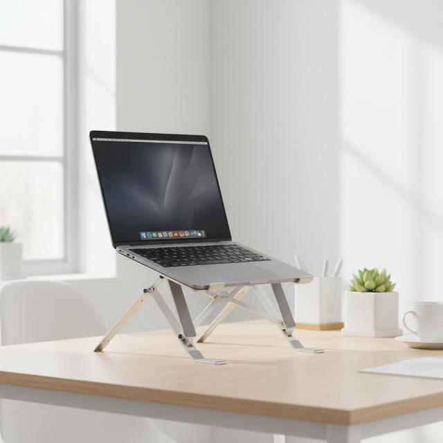 Ruiguan New Arrival High Quality Flexible Aluminum Alloy Laptop Cooling Stand with Private Mold From Jiangsu