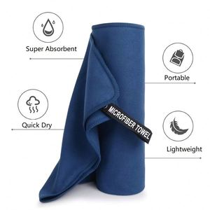Toalla de Microfibra Personalizada, Suave, Ligera, Absorbente, Portátil, de Secado Rápido para Camping al Aire Libre, 40X80cm - Product Image 4