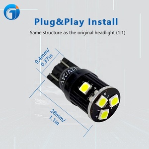 Bán Chạy Bóng Đèn Led 194 Cho Xe Hơi Bóng Đèn Nội Bộ 15smd Đèn Led T10 Đọc Chiều Rộng Nêm Không Lỗi - Product Image 5