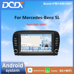 Autoradio da 7 Pollici per Mercedes-Benz <span class=keywords><strong>SL</strong></span> R230 SL350 SL500 (2001-2004), con CarPlay Wireless e Android Auto, GPS, Unità Multimediale - Product Image 1