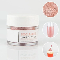 Ensemble de paillettes comestibles multicolores en gros pour la pâtisserie et les cocktails, fabriqué en usine OEM