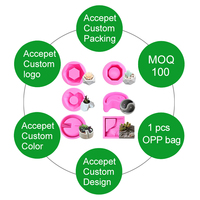Moule en Silicone 3D DIY Créatif pour Pots de Fleurs, Pots à Succulentes, Vases en Béton et Moules à Bougies