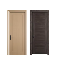 Jiuyixing Prix de gros Porte de chambre WPC étanche avec remplissage en papier alvéolé et cadre de porte WPC personnalisé pour projets