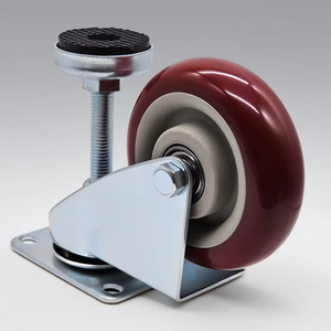 4-Zoll 360-Grad Verstellbare Schwerlast-Lenkrollen 100KG Tragfähigkeit Kugellager PP Langlebiges Industrie-Equipment - Product Image 6