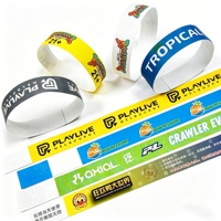 Bracelets en papier Tyvek DuPont personnalisés, imperméables et respirants, vente en gros, bracelets de festival pour événements, fêtes, promotion de marque