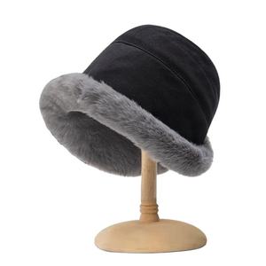 Chapeaux Bob Femme en Coton Épais et Doux, Chauds, en Fausse Fourrure de Mouton, Moelleux et Pelucheux, pour l'Automne et l'Hiver - Product Image 3
