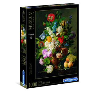 CLEMENTONI MUSEUM - PUZZLE DA 1000 PEZZI: VASO DI FIORI DI VAN DAEL - Product Image 1