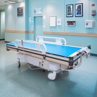 Chariot de transport médical pour patients VU Hospital avec barrières de sécurité pour utilisation en urgence