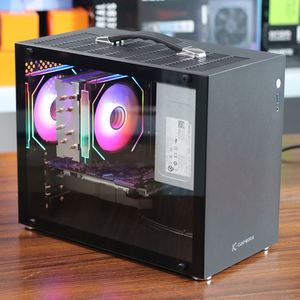 X100คอมพิวเตอร์เดสก์ท็อป Ryzen5 AMD 7500F AM5 16GB RAM 1000GB 1TB RX6750GRE SSD hexa Core PC WIN-11 Mini PC Desktop Micro Computer - Product Image 3