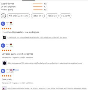 프리미엄 1.59 싱글 비전 PC 렌즈 하이 퀄리티 폴리 카보네이트 멀티 코팅 스톡 렌즈 최고가 최고 판매 인기 렌즈 - Product Image 6