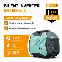 Generator Inverter Digital Super Senyap 3.8KW 3500 Watt Berbahan Bakar Bensin Dengan Gelombang Sinus Murni Stopkontak AS 120V