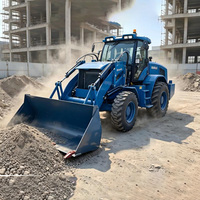 Wheel Loader Backhoe Excavator Multifungsi dengan Sistem Hidrolik yang Kuat untuk Proyek Konstruksi Global
