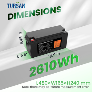 Công suất cao 12. 8v200ah 100Ah sắt pin lithium gói năng lượng cao cho RV năng lượng mặt trời ngoài trời khẩn cấp cung cấp điện - Product Image 3