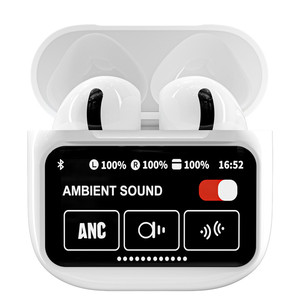2025 <strong>New</strong> <strong>Design</strong> A11 Pro LCD Touch Screen Display Earbuds ANC TWS Waterproof In-ear Sports Wireless Earphones <strong>Headphones</strong> - Product Image 2