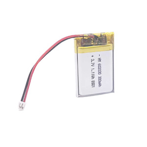 Có thể sạc lại 3.7V 300mAh pin <span class=keywords><strong>lithium</strong></span> ion 602030/300mAh Loại sản phẩm - Product Image 2