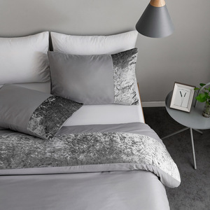 Ensemble de housse de <span class=keywords><strong>couette</strong></span> en polaire légère et moelleuse avec taie d'oreiller, 3 pièces - Product Image 6
