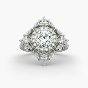 แหวนโมอิสซาไนต์ Starspire Wholesale 1 กะรัต เงินแท้ S925 ชุบทอง 18K พร้อมใบรับรอง แหวนหมั้นสำหรับผู้หญิง แหวนโมอิสซาไนต์ - Product Image 5