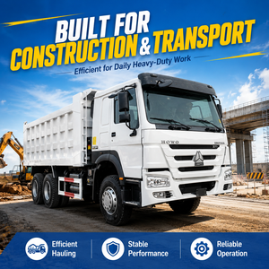 <span class=keywords><strong>Camion</strong></span> <span class=keywords><strong>benne</strong></span> d'occasion HOWO A7 6x4 pour flotte minière africaine, avec grande caisse de chargement, coloris blanc, rouge, vert, bleu - Product Image 1