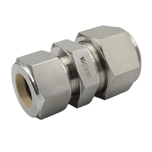F1387 tipo Swagelok 316 <span class=keywords><strong>SS</strong></span> 1/2 "connettore Union 1/4 doppia rondella raccordi per tubi di compressione - Product Image 1