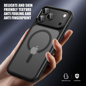 Magetic Matte Armor Design Case para iPhone 17 Series Funda trasera dura a prueba de golpes con características de protección de cámara antihuellas dactilares - Product Image 2