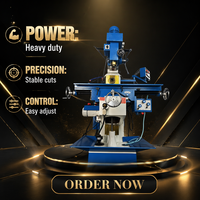 Fresadora vertical manual portátil X6332, sistema CNC vertical GSK de 220V con funciones automáticas