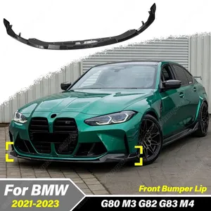 ชุดแต่งสปอยเลอร์กันชนหน้าสไตล์รถยนต์ สำหรับ G80 M3 G82 G83 M4 ปี 2021 2022 2023 - Product Image 1