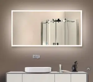 UL ברשימה מלון פרויקט מותאם אישית אנטי ערפל אמבטיה יהירות LED Backlit מואר מראה אור