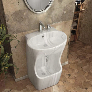 Lavabo Bidet <span class=keywords><strong>bagno</strong></span> musulmano <span class=keywords><strong>moderno</strong></span> Wudu piedi piedistallo Lavabo <span class=keywords><strong>lavandino</strong></span> per uso sanitario domestico - Product Image 2