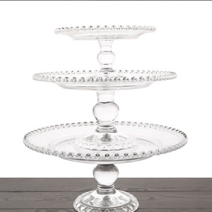 Assiettes à gâteau en verre pour le Dessert, assiettes de fruits Banquet, grand ustensiles de cuisine, assiettes à gâteau 1 pièce - Product Image 4