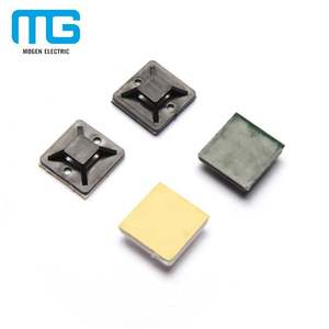 Noir et blanc pas facile au vieillissement résistance à la corrosion attache-câble supports - Product Image 4