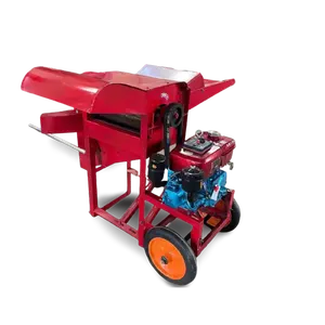 Agro Mini Paddy Diesel engine grain paddy rice wheat thresher/ Paddy Rice Thresher Machine