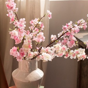 Flores Artificiales de Cerezo de Seda, Alta Simulación, Decoración para el Hogar, Accesorios para Bodas, Decoración de Primavera para Interiores y Exteriores - Product Image 3