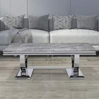 Ensemble de canapé meubles de salon table basse moderne table basse en marbre gris Offre Spéciale tables basses au Royaume-Uni