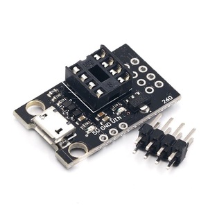 บอร์ดพัฒนา Attiny13A/Attiny25/Attiny45/Attiny85 โปรแกรมเมอร์อินเทอร์เฟซ USB สำหรับการเขียนโปรแกรมไมโครคอนโทรลเลอร์อิเล็กทรอนิกส์ DIY - Product Image 4