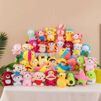 Vente en gros usine de jouets en peluche pour machines à griffes, poupées en peluche de 8 et 7 pouces, modèles assortis de 4 pouces, 10/12/18/20/25 cm