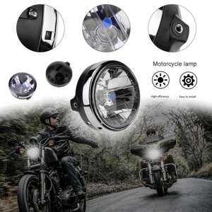 Phare avant en cristal pour Honda CB400 <span class=keywords><strong>Super</strong></span> Four CB900F <span class=keywords><strong>Hornet</strong></span> 600 900, ensemble de lampe personnalisé, rétrofit Streetfighter - Product Image 1