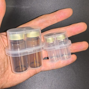 批发小瓶十片冻干粉疫苗收纳盒透明小瓶塑料包装盒 - Product Image 1