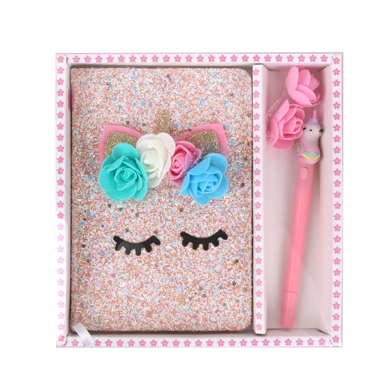 Impresión personalizada especial unicornio lácteos cuaderno regalo diario libro