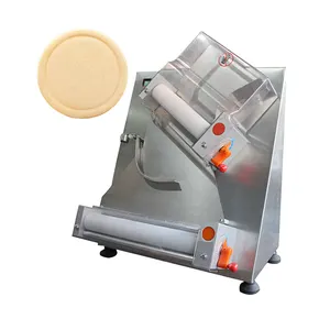 Mini Pizza Molder Voormalige Pizza Deegpersmachine Roller Sheeter Kleine Automatische Commerciële Elektrische Pizzabodemmachine