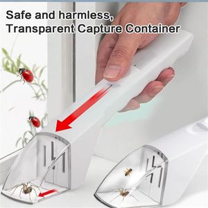 CLBX Handheld Insect Catcher & Trap-Herramienta segura para capturar insectos para abejas, cucarachas, arañas (no tóxico)-Uso en interiores/exteriores - Product Image 3